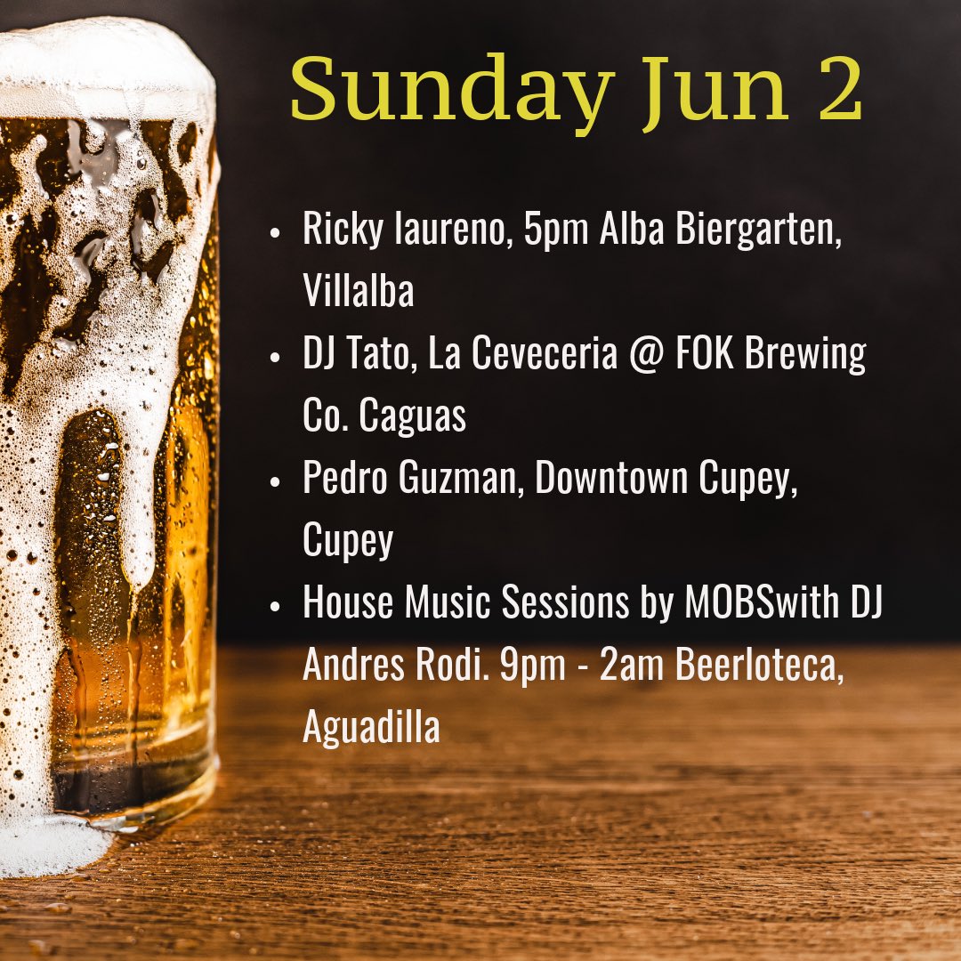 PRBeerGuide's tweet photo. This weekend - have a beer and enjoy these https://t.co/bwf8AMxZjF