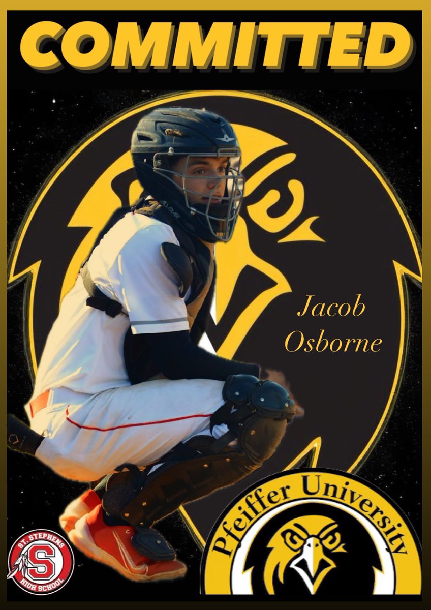 Excited to announce I will be continuing my education and baseball career at Pfeiffer University. Thank you to my coaches, family, and friends for all of the support throughout the years. #thevillage <a href="/SaintBaseball_/">St. Stephens Baseball</a>  <a href="/Pfeiffer_BSB/">Pfeiffer Baseball</a> <a href="/JBow2442/">Jimmy Bowman</a> <a href="/CaBolt21/">Craig Bolton</a>
