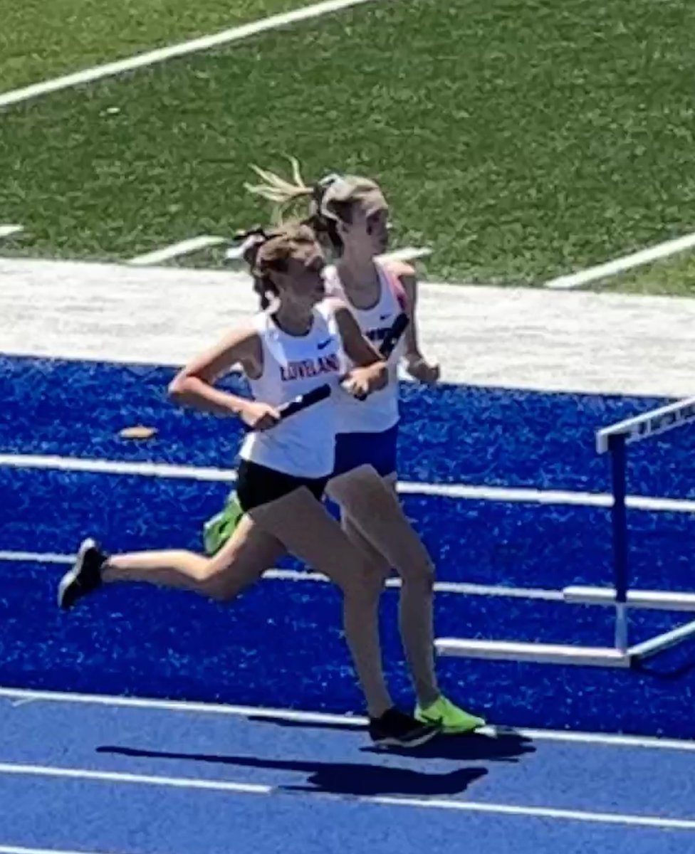 Our girls 4 x 800 relay gave it all they had against a stacked field. They finished 14th overall in Division 1. Great run, we are very proud of you!! <a href="/Loveland_AsstAD/">Shayne Lyons</a> <a href="/TrackLoveland/">Loveland Girls Track</a>