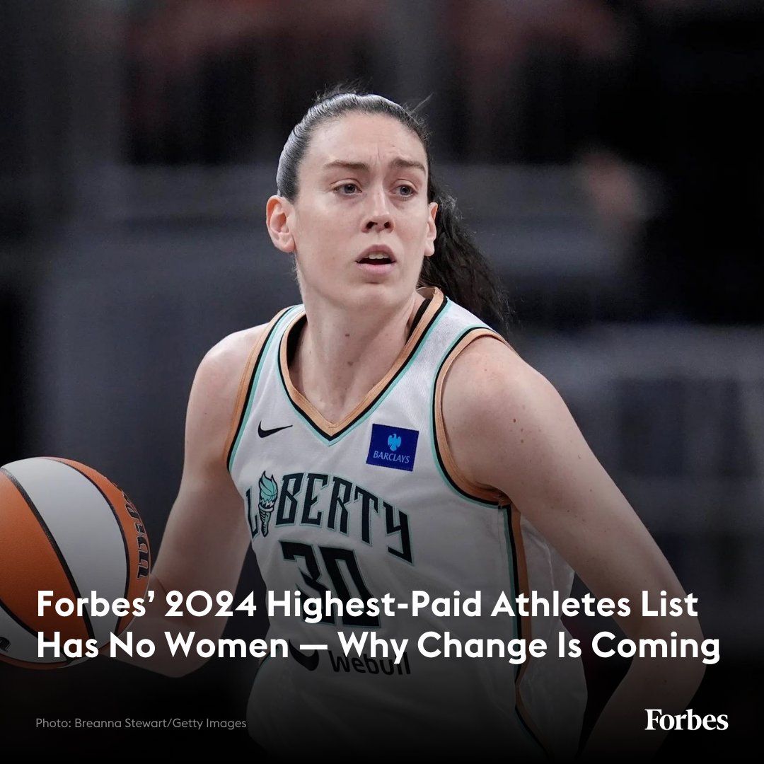 Read @moiraforbes' latest piece around why, despite record wealth accumulation on @Forbes’ list of the richest self-made women, we didn’t see a single woman on this year's list of the highest-paid athletes. “The road to equality may be long, but the momentum is undeniable, and