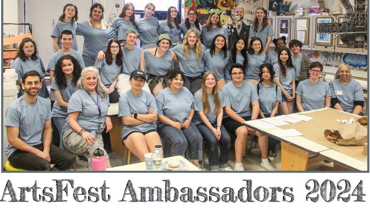 It took a village to pull off Arts Fest at Irondequoit High School this spring, but it was a success thanks to these movers and shakers! The group was led by IHS Art Teacher/K-12 Art Coordinator, Sue Jacobs!