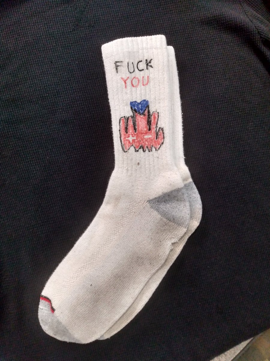 Why spend $27.00 on an original pair of <a href="/FuckYouBuyMe/">FuckYouBuyMe</a> socks, when you can get a pair of genuine FYBM replica socks for only $14.99?
