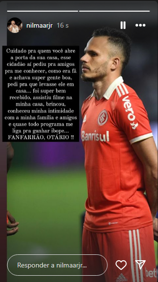 InterDD's tweet photo. 🚨Forte declaração de Neymar Jr em seus stories. 

Concorda com o craque, torcedor? https://t.co/iCXmmvtsLZ