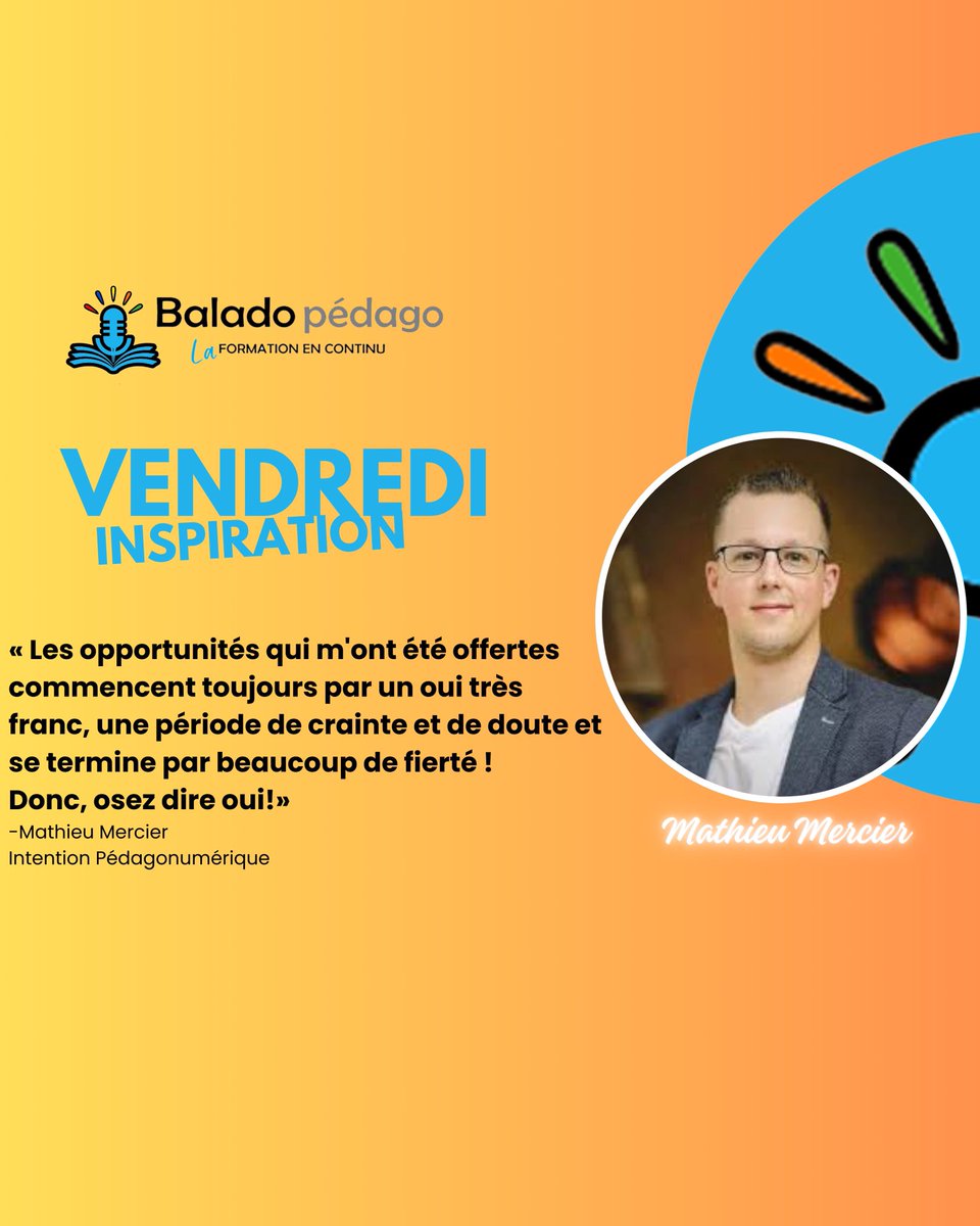 Merci <a href="/merciermathieu5/">Mathieu Mercier</a> ! 
#baladopedago