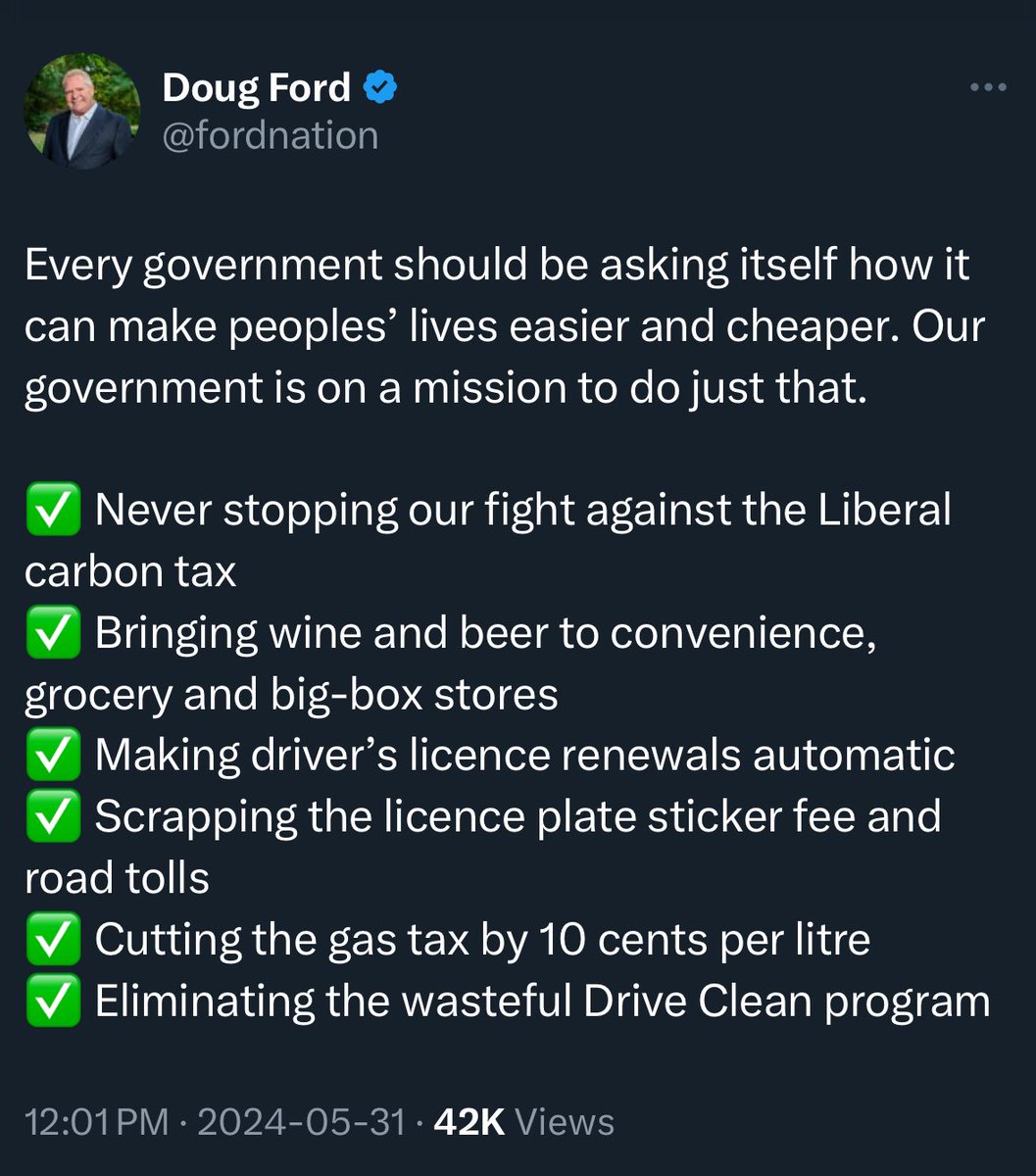 This is actually the Ontario Premier’s priority list. I can’t believe this isn’t satire.

Nothing about housing, healthcare, the environment, education, public safety, infrastructure, or stopping hate.

Ontario desperately needs real, serious leadership. This is pathetic.
#onpoli
