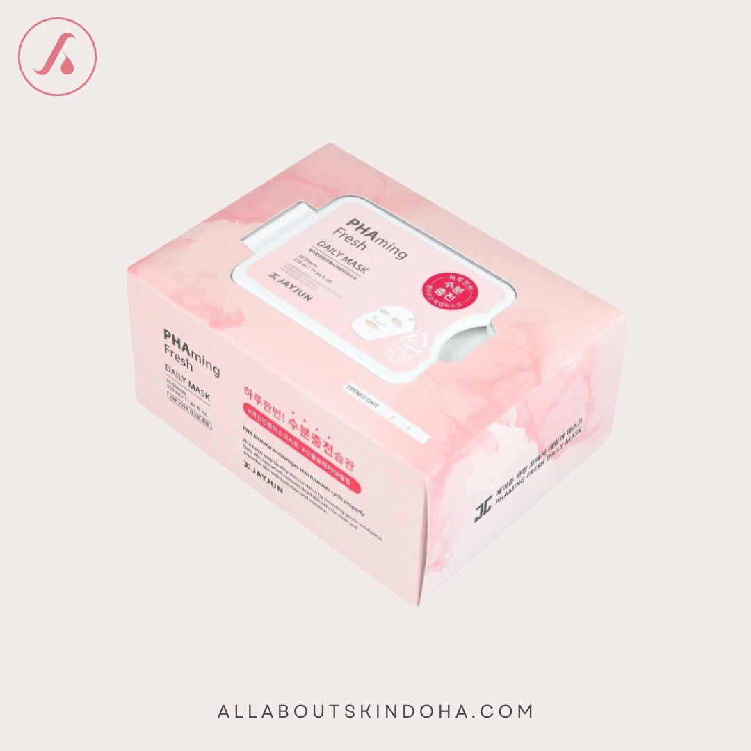 allaboutskinqa's tweet image. JAYJUN, PHAming Fresh Daily Mask (30 Sheets)

Price: 50QAR
Website: i.mtr.cool/cpyuqxeyei
Cash and Card Payment Available

#JAYJUN #AllAboutSkinDoha #Clearskin #Skincareroutine #SkincareEssentials #beautydoohaqatar #QatarSkincare #DohaBeauty #SkinCareGoals #LuxurySkincare