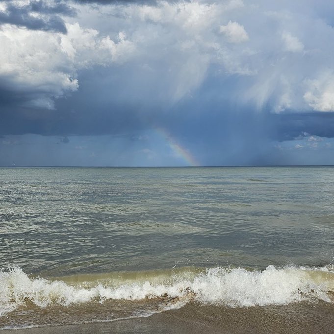 Lake Michigan. 🌈