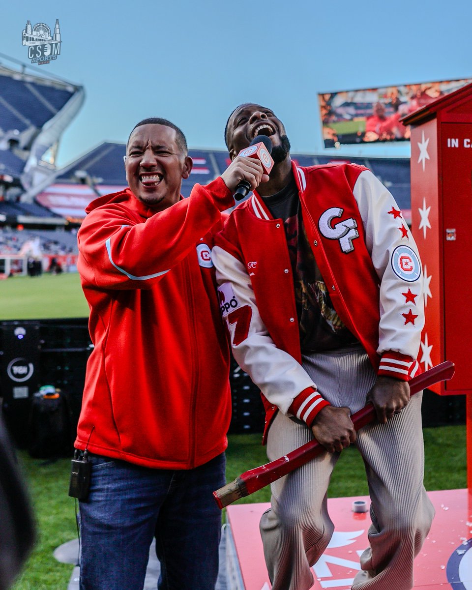 Kel Mitchell <a href="/Iamkelmitchell/">Kel Mitchell</a>  sounding the alarm for the Chicago Fire 🔥on May 29th.