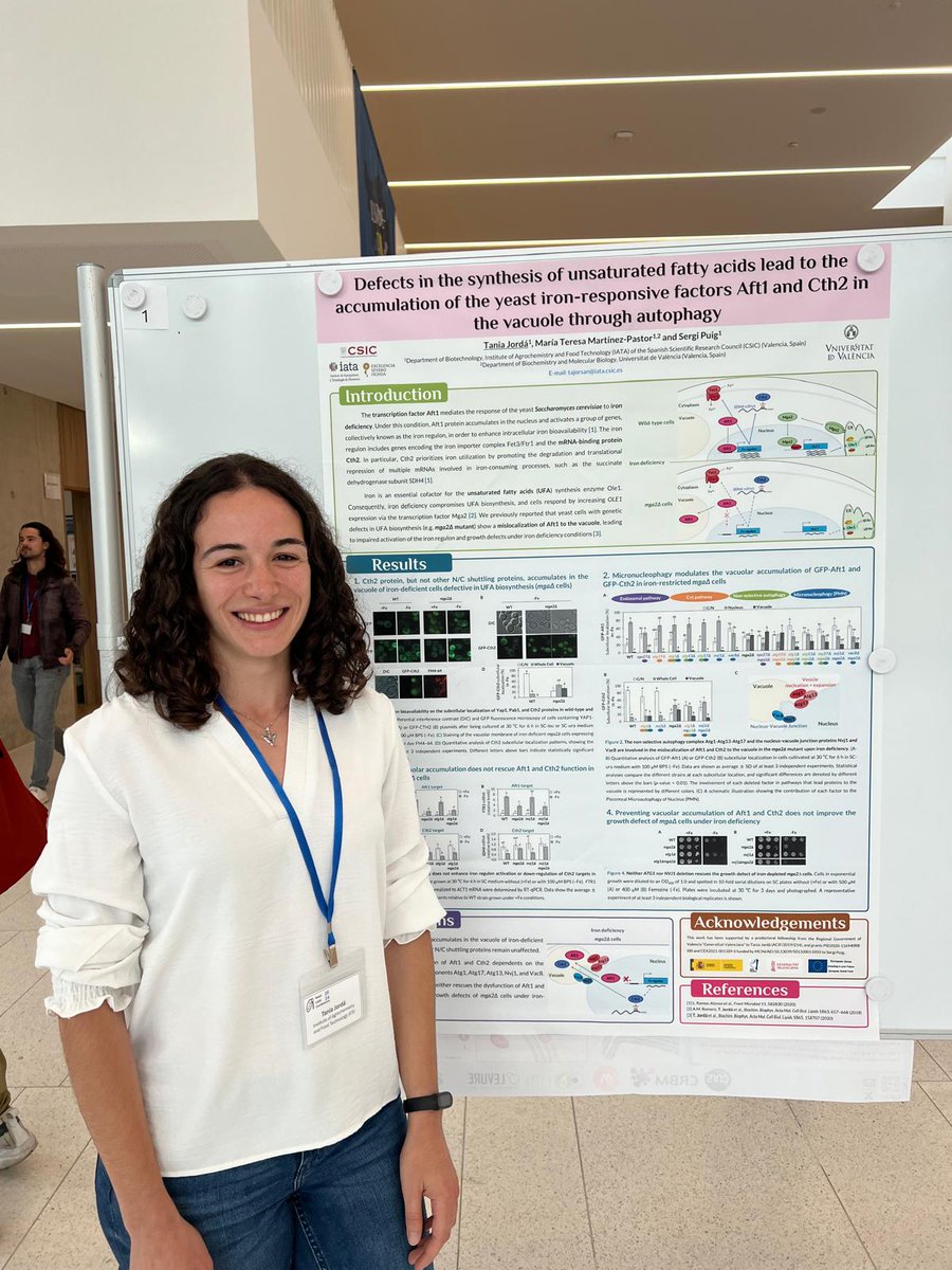 Tania having a great time at the 2024 Yeast Lipid Meeting in Homburg, Germany!!