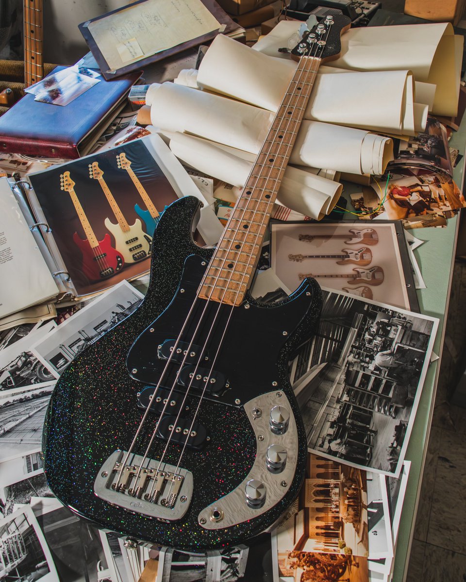 G&L Custom Shop Matador in Andromeda over swamp ash, 1-ply black guard, quartersawn maple neck with Clear Satin finish and matching headstock. Built for G&L Premier Dealer The Bass Place in Peoria, Arizona. @TheBassPlaceAZ #glguitars