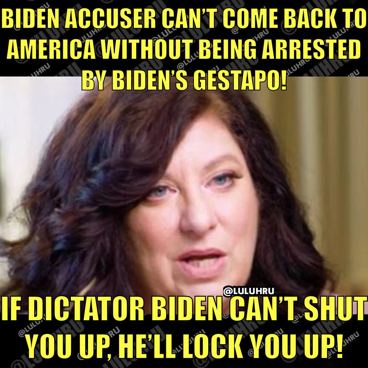 Dictator Biden wants to jail Tara Reade his sexual assault accuser!