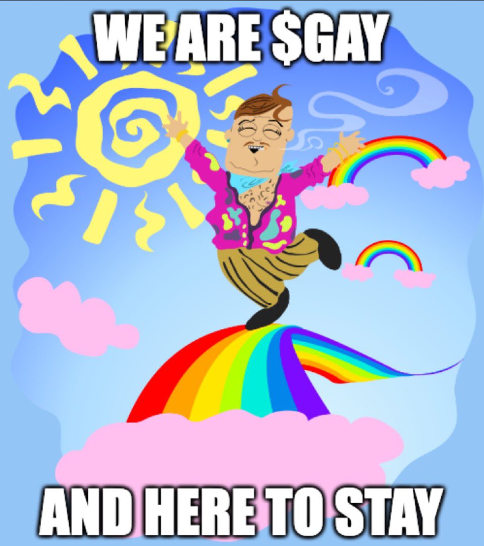 <a href="/fwTyo/">Tyo</a> Obviously $Gay <a href="/GayCoinSol/">$GAY</a> pride month starting tomorrow!