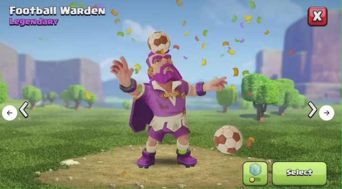 1x #ClashWithHaaland Football Warden skin.

To enter: 

Follow @SportsDudeBS_ & @AdamBrawl_ 
Like and Repost 

Winner be announced on the 5th June 2024.
Good luck.

#ClashWithHaaland #ClashOfClans #giveawaykobe