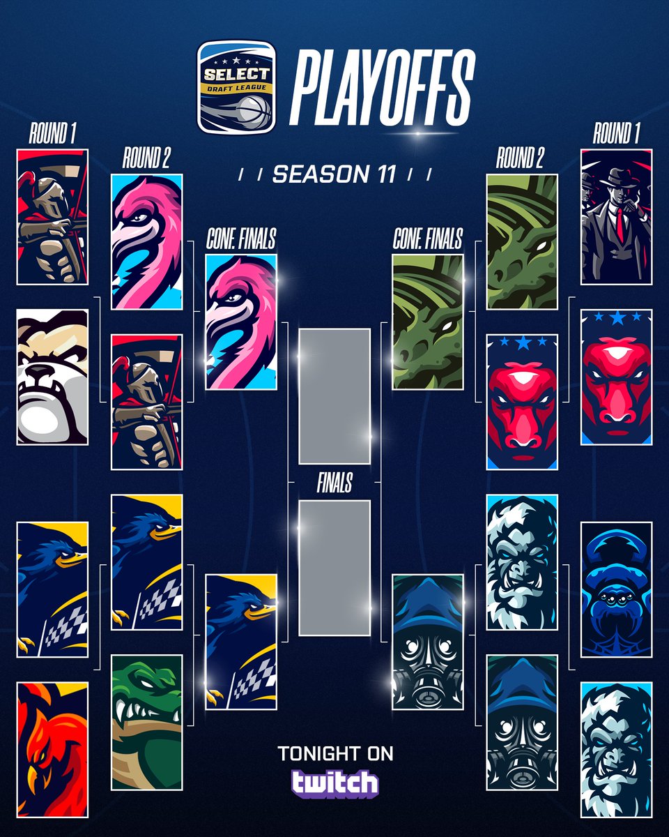 SIBA G League (@sibagleague) on Twitter photo 🚨 SEASON 11 CONFERENCE FINALS ARE BEING PLAYED TONIGHT STARTING AT 9 EST!
<a href="/SelectTricera/">Select Triceratops</a> vs <a href="/SelectChiHeist/">Heist</a> will tip off at 9 followed shortly after by <a href="/SelectFlamingos/">Sunshine Flamingos🦩</a> vs <a href="/SelectRunners/">Richmond Road Runners🦤</a>
📺 twitch.tv/UnifiedProAm 🚨 SEASON 11 CONFERENCE FINALS ARE BEING PLAYED TONIGHT STARTING AT 9 EST!
<a href="/SelectTricera/">Select Triceratops</a> vs <a href="/SelectChiHeist/">Heist</a> will tip off at 9 followed shortly after by <a href="/SelectFlamingos/">Sunshine Flamingos🦩</a> vs <a href="/SelectRunners/">Richmond Road Runners🦤</a>
📺 twitch.tv/UnifiedProAm