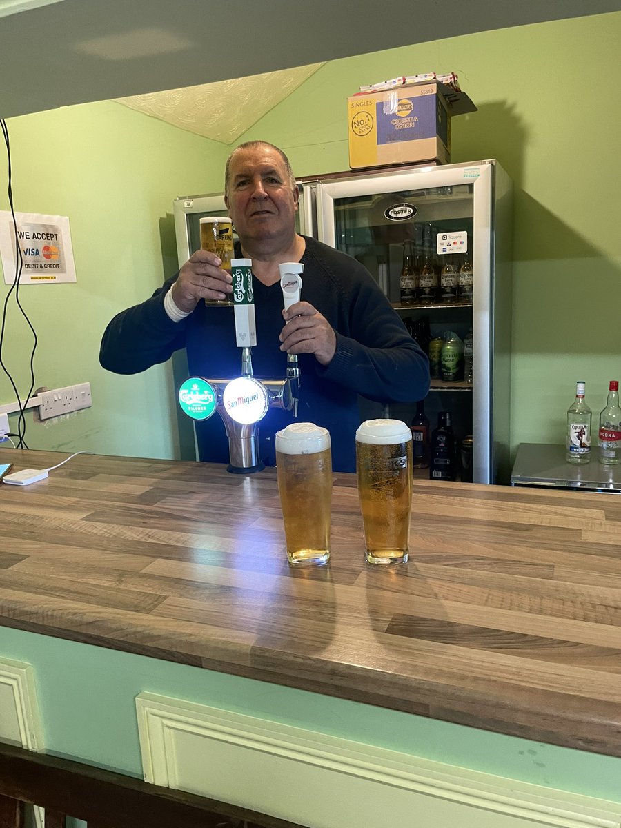 We are very happy to announce that we now have draught largers available at SwaffhamCC.we are a members club but non members can be signed in by a member, social membership is £10 for the year. Make it down when you can and sample a beer, Bar open from 1pm tomorrow!🏏🍻