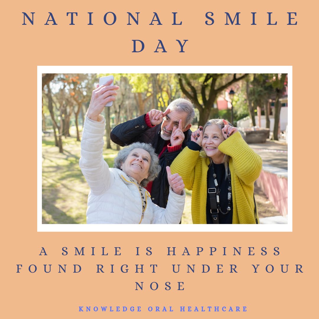 #nationalsmileday 😊

Protect your residents' smiles 😃 

Maintaining good mouth care increases self esteem, confidence, reduces pain & helps with nutrition 🦷

kohc.co.uk 

#carers #caremanagers #carehomemanager #residentialcare #respitecare #dementiacare #care