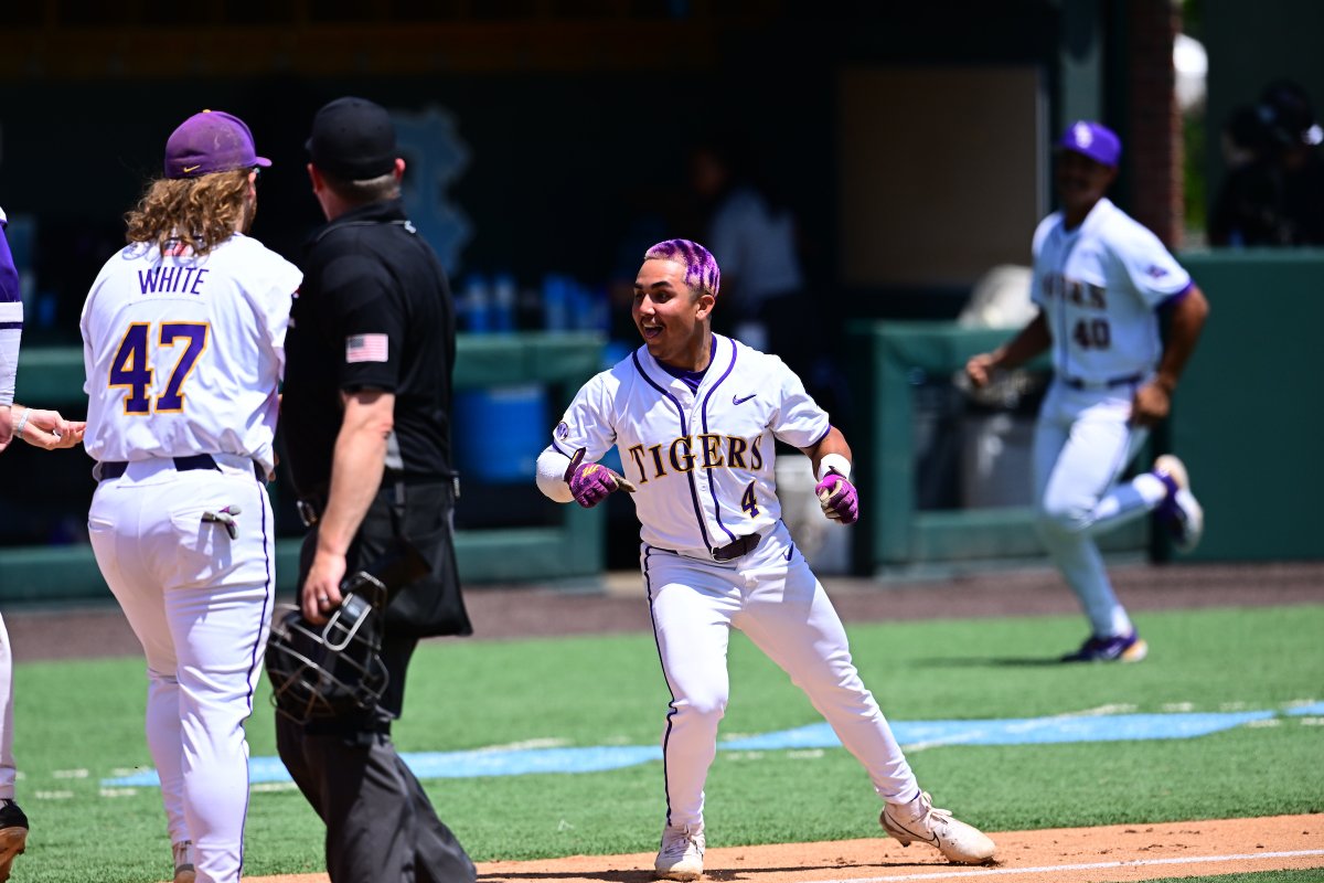 LSUbaseball's tweet photo. Déjà Vu 🔮

@Monster_Milam99 | #ThePowerhouse https://t.co/lJELPWzjxF