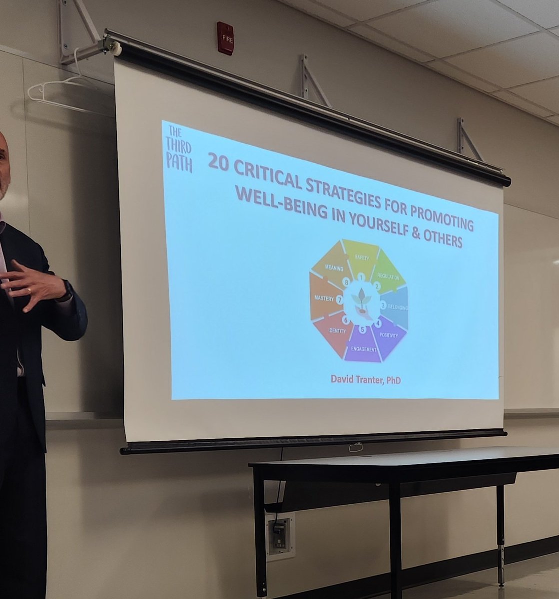 vthomps2's tweet photo. It was great getting the opportunity to continue the learning from Relationship Firsts today with @DrDavidTranter !
As I walk away I'm reflecting on how I can be more purposeful in being a Gardener versus a Carpenter & reflecting on strategies 🌱
#wellbeing #TheThirdPath #TVDSB https://t.co/2oGKHMle2z