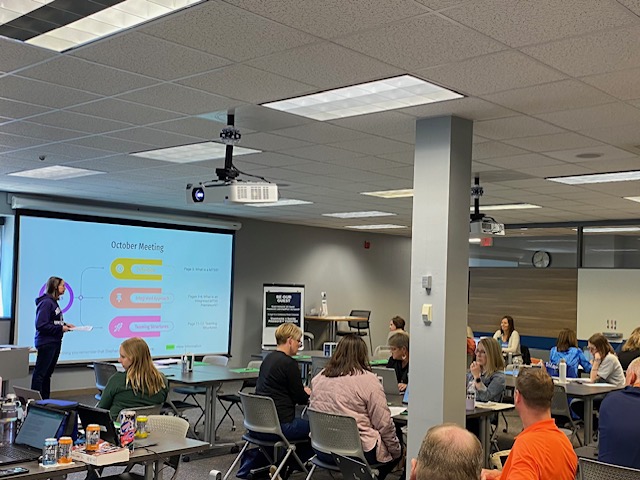 Regional Curriculum Council spent the afternoon with more updates from EduTech/Enrichment/Teacher Centers, discussions around MTSS, and workforce development in the GLOW region. 🤩📷#gvbocessit