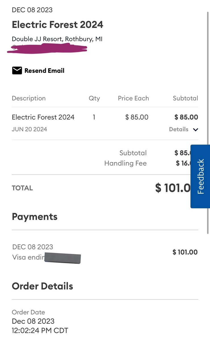 clairewthehair_'s tweet image. Helping a friend sell her Electric Forest passes !!

2 x GA LUCKY LAKE CAMPING PASSES, GA LUCKY LAKE PARKING PASS &amp;amp; EARLY ARRIVAL PARKING PASS

Price: $2205.80 (asking for what was paid but can be negotiated)
@TexasEDMFamily @DallasEDMFamily #ElectricForest #EForest