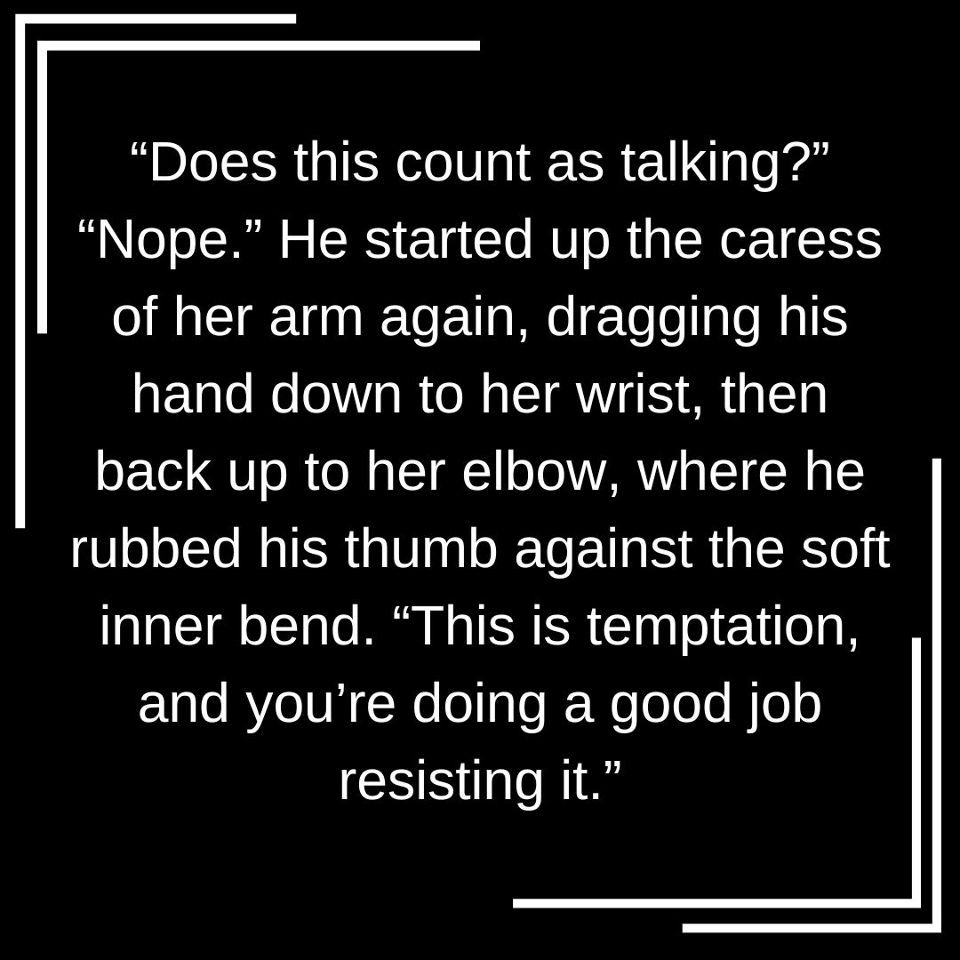 Friday Kiss - May 31 - hand

This scene is from Resisting the Rogue Vampire.

(A story in which both the vampire Remy and his recently hired temporary thrall, Dahlia, often do a really bad job of resisting anything.)

#weeklyprompt #writingprompt #romancelandia #FridayKiss