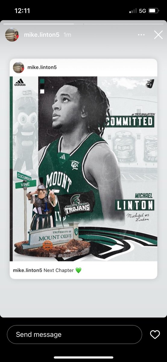 Jay Creecy (@coachjaycreecy) on Twitter photo Congratulations Mike. What a story to tell and we will leave it to you to tell it. Congrats on your accomplishments after transferring here to <a href="/JCCNCMBB/">JohnstonCommunityCollegeMBB</a>.
Go be great and continue to grind to shine <a href="/UMOMBB/">UMO Basketball</a>, we are proud of you & excited for what’s next.
#OneandDone
#ProudCoach Congratulations Mike. What a story to tell and we will leave it to you to tell it. Congrats on your accomplishments after transferring here to <a href="/JCCNCMBB/">JohnstonCommunityCollegeMBB</a>.
Go be great and continue to grind to shine <a href="/UMOMBB/">UMO Basketball</a>, we are proud of you & excited for what’s next.
#OneandDone
#ProudCoach