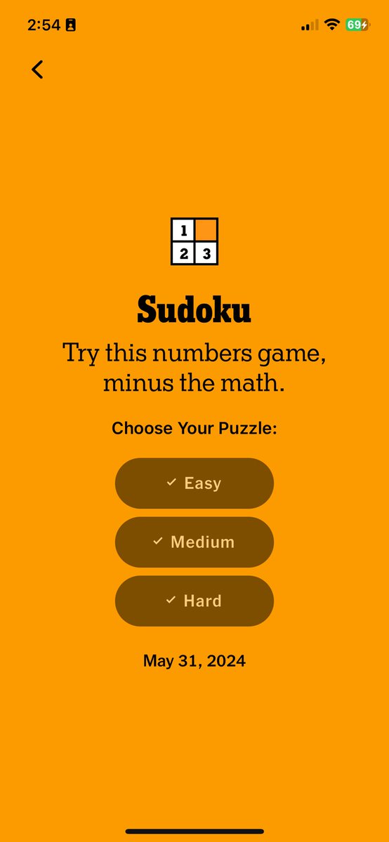 At least I got all the sudoku and the mini crossword 😭