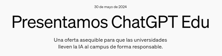 🎓 <a href="/OpenAI/">OpenAI</a> lanza ChatGPT Edu, una versión de #ChatGPT creada para que las universidades implementen de manera responsable la #InteligenciaArtificial para estudiantes, profesores, investigadores y operaciones del campus.

openai.com/index/introduc…