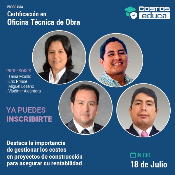 👷📚La Certificación de Oficina Técnica se destaca como una de las más completas y relevantes en toda la región, consolidándose como un referente en la industria local.

Abrimos Inscripciones: educa.costosperu.com/courses/oficin…

#cursoonline #oficinatecnicadeobra #ingeniería #construcciòn