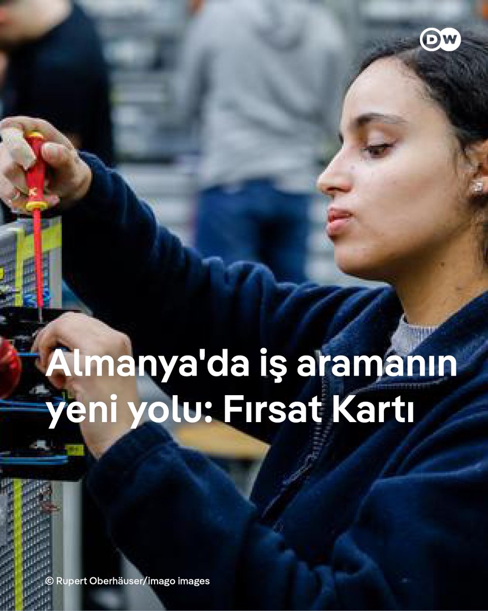 Bugün yürürlüğe giren Fırsat Kartı ile iş aramak için Almanya'ya gelmek mümkün olacak Başvurabilmek için ayrıntılar👉 dwturkce1.com/tr/almanyada-i…