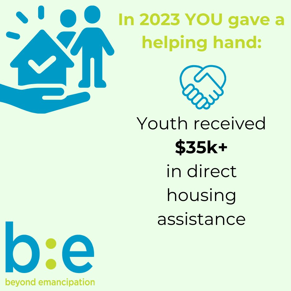 #FosterFactFriday! Many foster youth have struggles with housing costs. With your help they can breath easy knowing they have a support line to back them up during tough times. GIVE TODAY: loom.ly/bf9wSNQ
