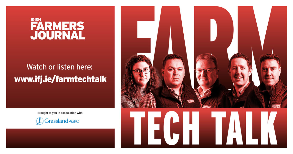 Tune into this week's Farm Tech Talk, where we discuss beef prices, weight gains on Tullamore Farm and hear about developments in dairy breeding in the US. We also chat with Edward Healy from @Grasslandagro on second cut silage. Watch 👉eu1.hubs.ly/H09q1N-0