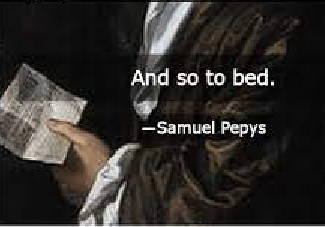 #FactOfTheDay.
Civil servant, Samuel Pepys, recorded the last event in his famous diary on 31 May 1669, blaming his failing eyesight.