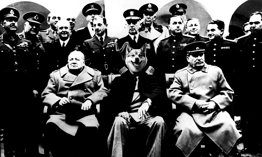 The_DogeVerse's tweet image. Need this portal to open soon. A bit awkward between Churchill and Stalin 😅

#Memecoins #SOL #Altcoins #Ethereum #Crypto #Memes #Web3
