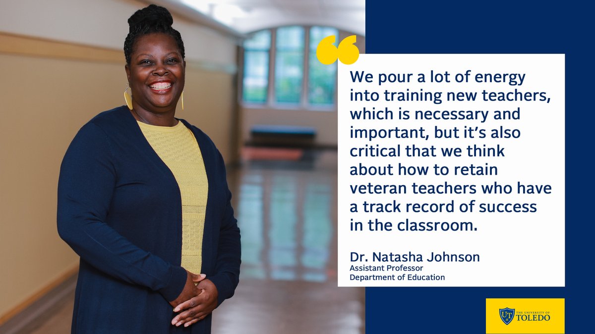 School districts often struggle to recruit and retain high-quality teachers, who cite job satisfaction and burnout as key reasons they leave. Dr. Natasha Johnson is leading a $2.3 million initiative to support science teachers in high-need districts. ➡️ myut.link/8b7