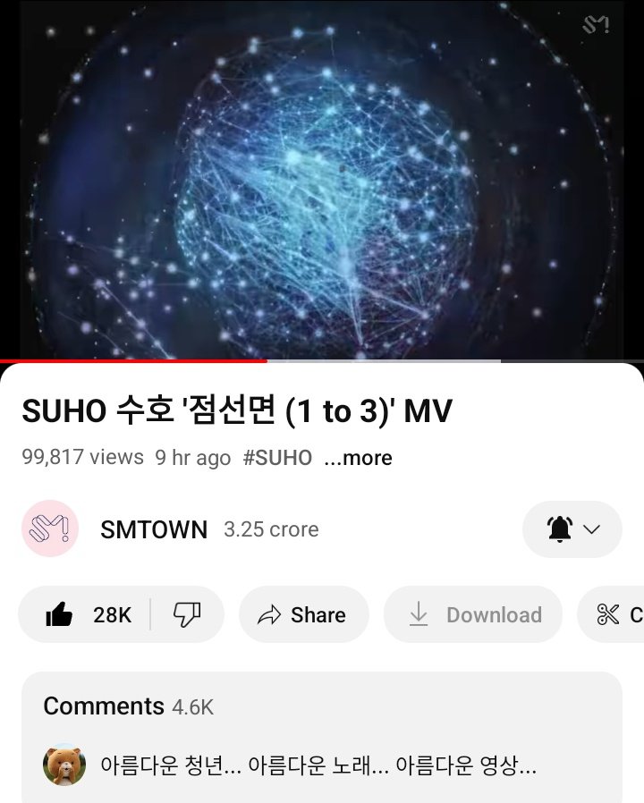 This is how you are streaming your leader's comeback EXOL?👏🏻👏🏻
Where are those 11M fans they all are sleeping right now? at least half no at least 1M fans show their support for SUHO I beg you exols 🛐