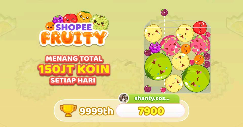 hesya8's tweet photo. Kok, bikin Durian aja ga bisa? Coba main &amp; menang 150JT di Shopee Fruity! https://t.co/t0Z6nHzNYY https://t.co/cvQyox5RL9