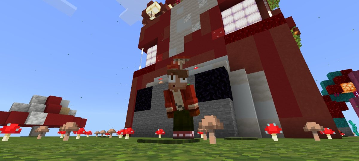 JosefitooPriet0's tweet photo. My enter for the #MinecraftMonument Challenge.
It's my first time doing this type of constructions and I'm very excited for this challenge. My monument inspiration are my favorite things in Minecraft and in the real life (Biology,The Life meaning and fungi's)in comments more info https://t.co/gXtK2eyPVK