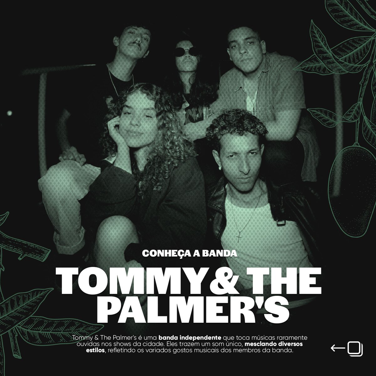 tommythepalmers's tweet photo. Conheça a banda 🤟⚡: Tommy & The Palmer's 🥭 é uma banda independente que toca músicas raramente ouvidas nos shows da cidade 🎙️. Eles trazem um som único, mesclando diversos estilos, refletindo os variados gostos musicais dos membros da banda 😜.
#BandaIndependente https://t.co/dq7EDwhEPJ