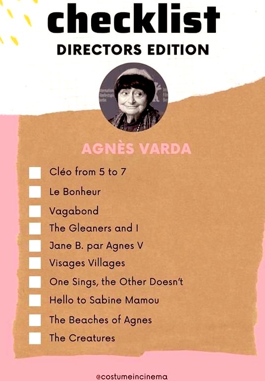 PG13Reynolds's tweet image. #FemaleFilmmakerFriday &amp;gt; Agnes Varda 

“They called me 'The Ancestor of the New Wave' when I was only 30. I had seen very few films, which, in a way, gave me both the naivety and the daring to do what I did.”