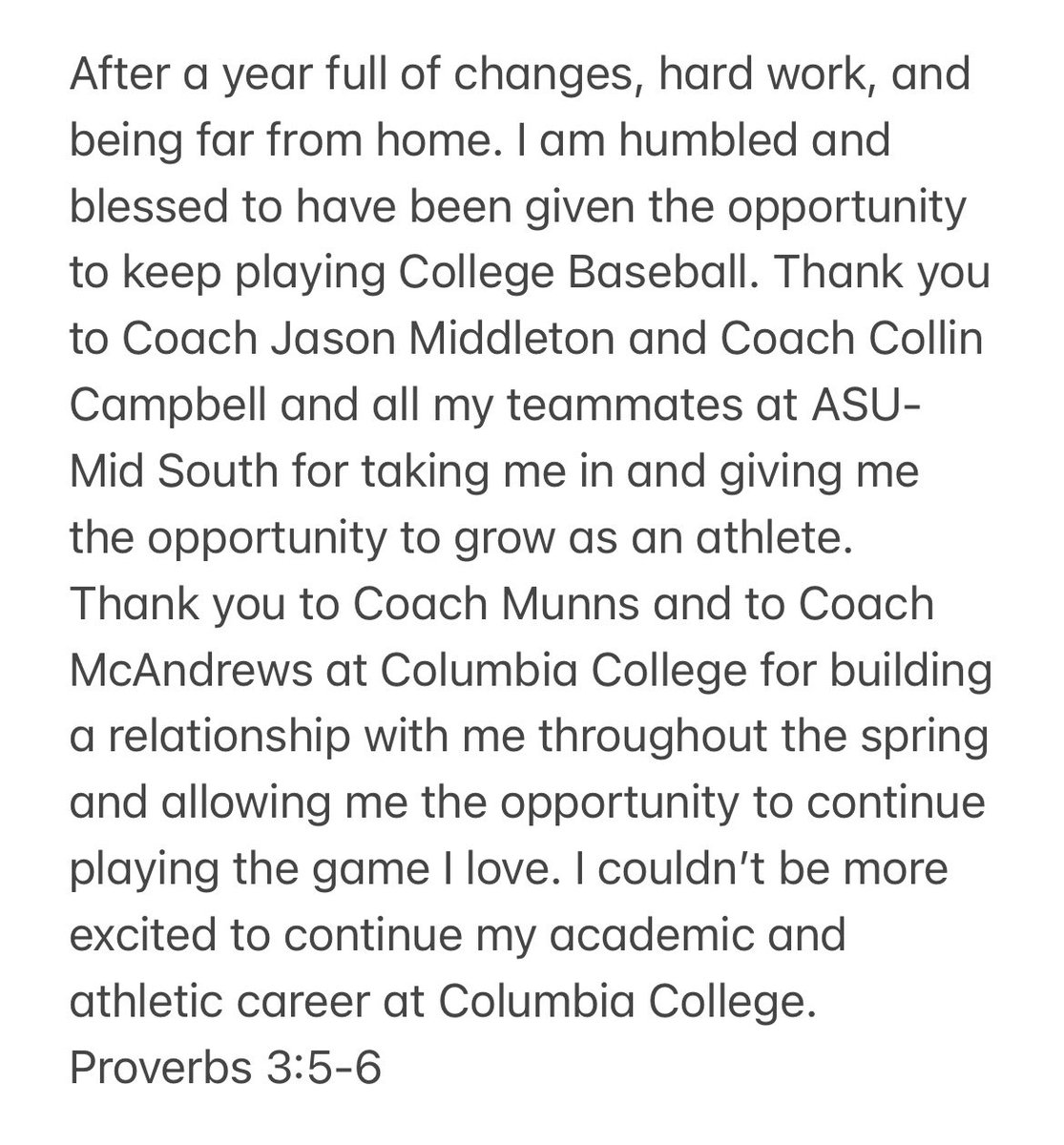 Alex Hagan (@alex35hagan) on Twitter photo Can’t wait to be a Cougar!
100% Committed đź”’
Thank You <a href="/ASU_MidSouthBb/">ASU Mid-South Baseball</a> <a href="/cougpen/">Columbia College Baseball</a> Can’t wait to be a Cougar!
100% Committed đź”’
Thank You <a href="/ASU_MidSouthBb/">ASU Mid-South Baseball</a> <a href="/cougpen/">Columbia College Baseball</a>