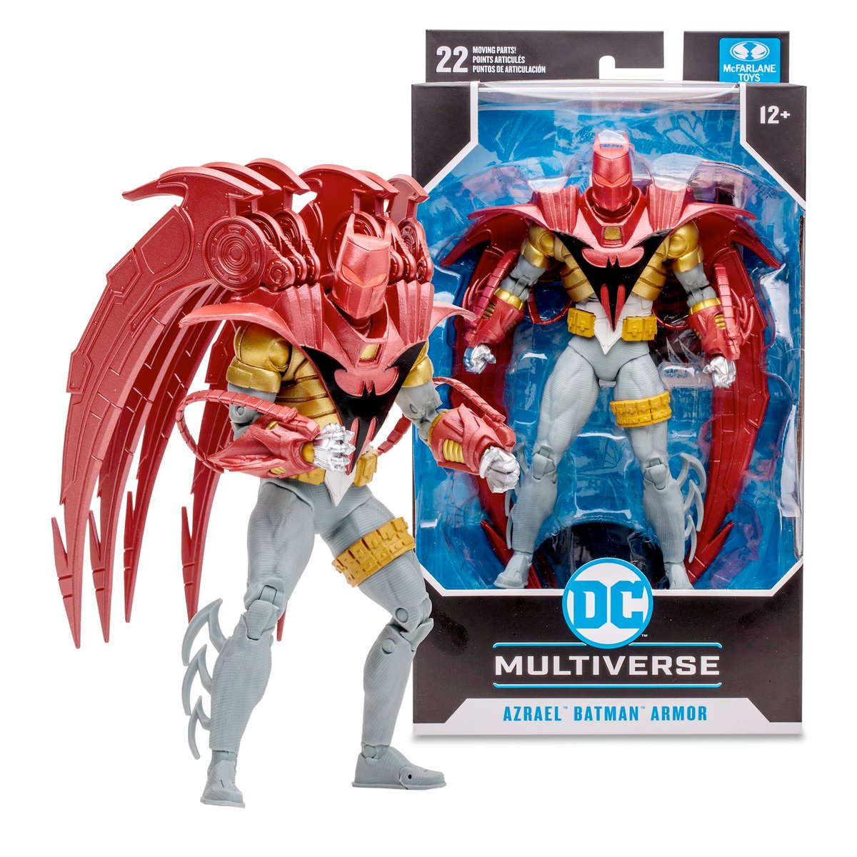 McFarlane Toys DC Multiverse Knightsend Azrael is back up on Amazon ($22.99) - amzn.to/457j0md #ad 

Chance of a chase.