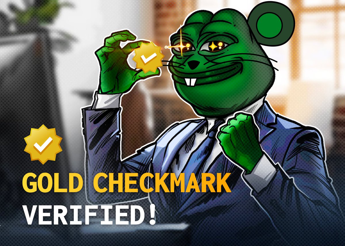cheepepe (@cheepepe_sol) on Twitter photo Guess who just joined the Gold Checkmark club on X? That's right, <a href="/cheepepe_sol/">cheepepe</a>! π¨π¨π¨ We're over the moon to announce that we're now proudly Gold checkmark verified! π
β¨
Let the celebrations begin, fam!!! ππΈβ¨ππ
#CHEEPEPE #BAREBEARS #OfficiallyGold #MilestoneUnlocked Guess who just joined the Gold Checkmark club on X? That's right, <a href="/cheepepe_sol/">cheepepe</a>! π¨π¨π¨ We're over the moon to announce that we're now proudly Gold checkmark verified! π
β¨
Let the celebrations begin, fam!!! ππΈβ¨ππ
#CHEEPEPE #BAREBEARS #OfficiallyGold #MilestoneUnlocked
