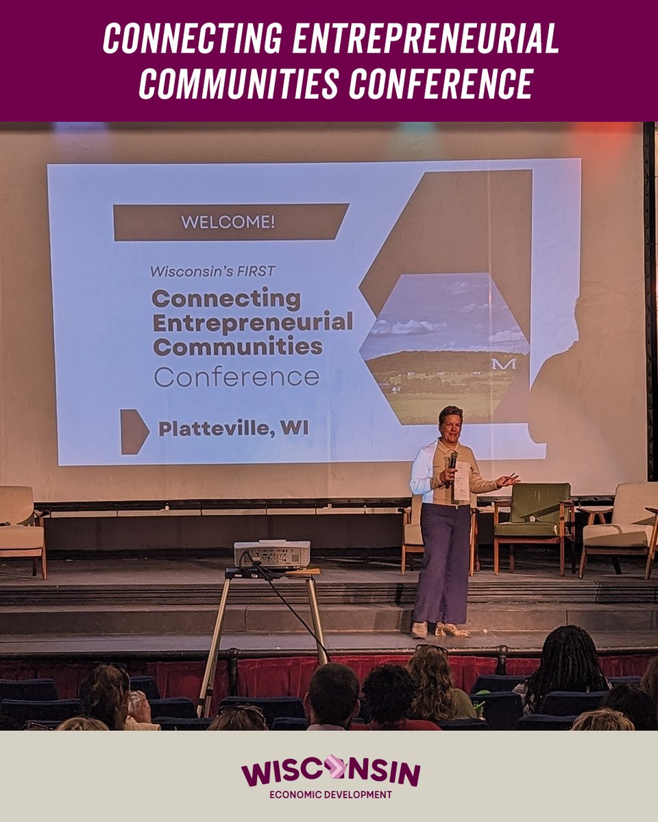Sec. Missy Hughes gave opening remarks at the Wisconsin Connecting Entrepreneurial Communities Conference this past week.  
The conference is hosted by the <a href="/uwexced/">UW-Extension Community Economic Development</a> through a #RuralWI Entrepreneurship Initiative.

Learn how WEDC supports rural success: ruralwi.com