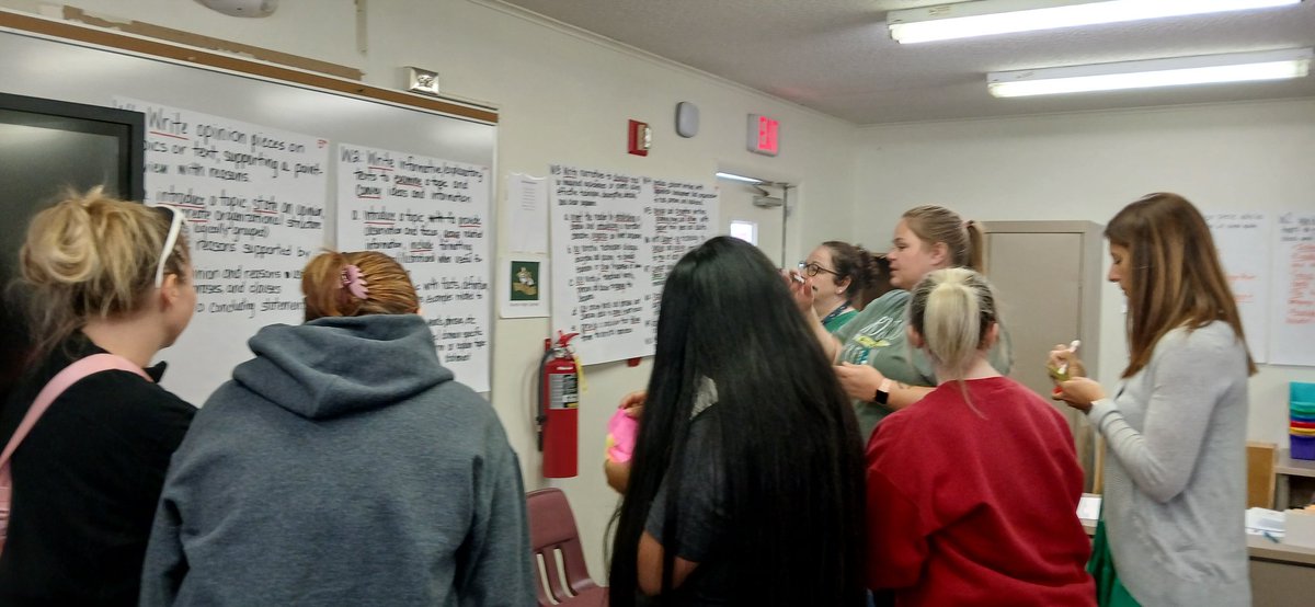 Sarah Armbruster (@sarmbruster_rmm) on Twitter photo So proud of these 18 <a href="/RMMES_STEM/">R M Moore Elementary School STEM Academy</a> teachers who started their summer by spending two days working on writing. We dug into standards, Write Score data, worked in vertical teams to create rubrics and exemplars, and create a set of resources for writing to meet the needs of students! So proud of these 18 <a href="/RMMES_STEM/">R M Moore Elementary School STEM Academy</a> teachers who started their summer by spending two days working on writing. We dug into standards, Write Score data, worked in vertical teams to create rubrics and exemplars, and create a set of resources for writing to meet the needs of students!