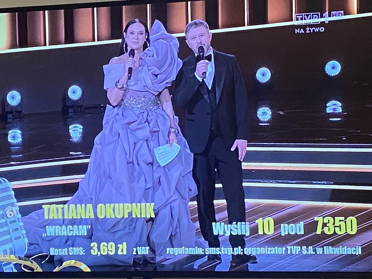 Najbardziej mi się podoba komunikat przy wysyłaniu SMS, że organizatorem jest „TVP S.A. w likwidacji”. 😂
#Opole