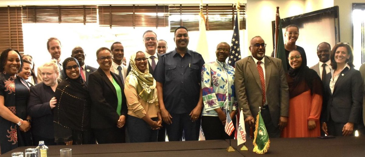 MuyangwaUSAID's tweet photo. Congratulations to @IGADsecretariat technical staff under @DrWorkneh for the milestones achieved! The 2024-2026 Development Grant Agreement extension will advance our mutual goals in resilience, food security, economic growth, health systems &amp; climate change in the IGAD region. https://t.co/SexXK885un