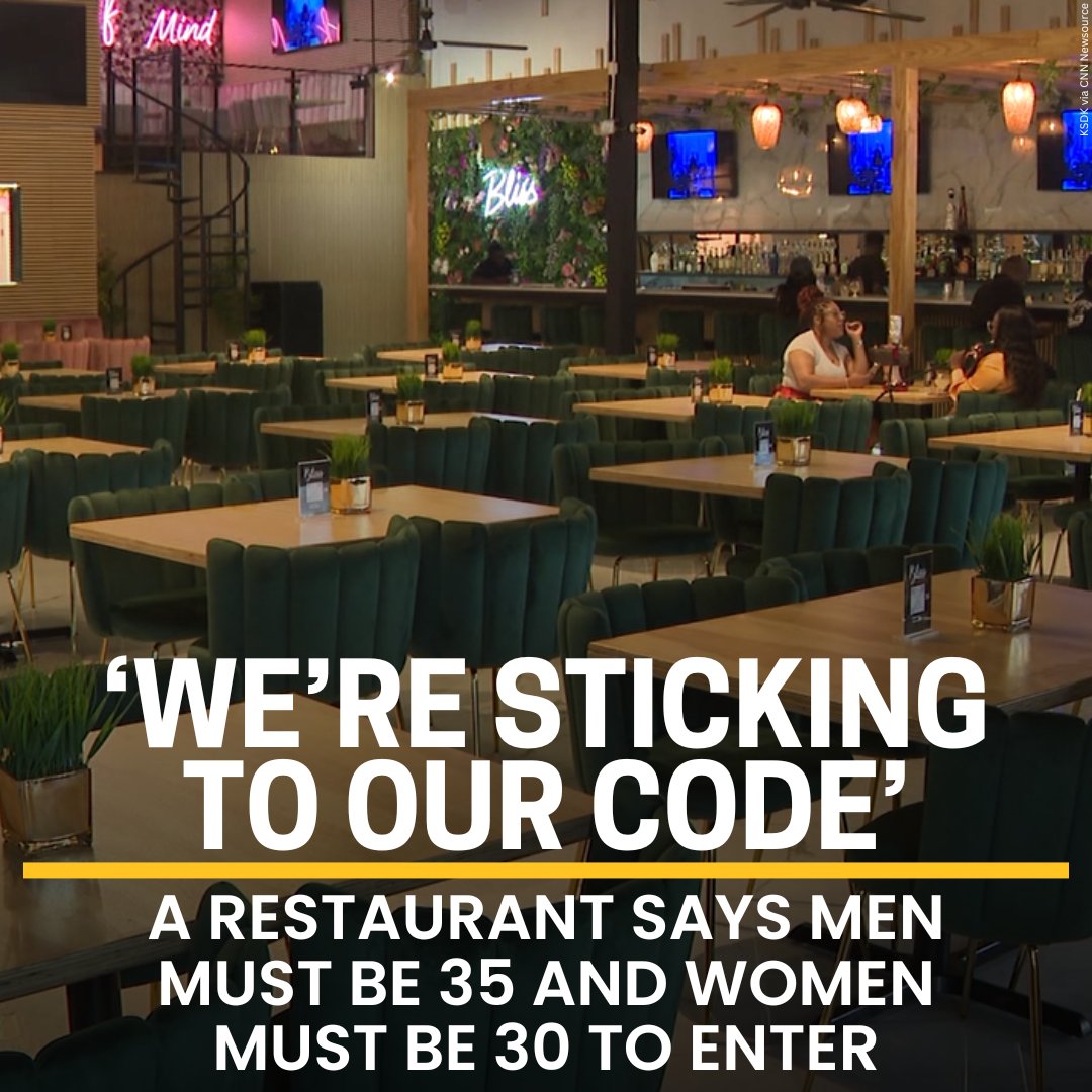 A new upscale restaurant in Missouri has quite the age restriction.

STORY >>> kctv5.com/2024/05/30/res…