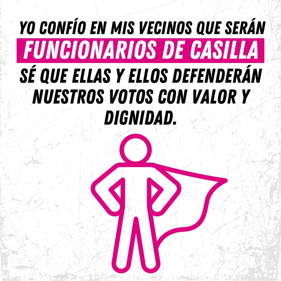 Los #FuncionariosDeCasilla no son empleados del INE y no reciben en un sueldo; son nuestros vecinos. Ellos defenderán nuestro voto.