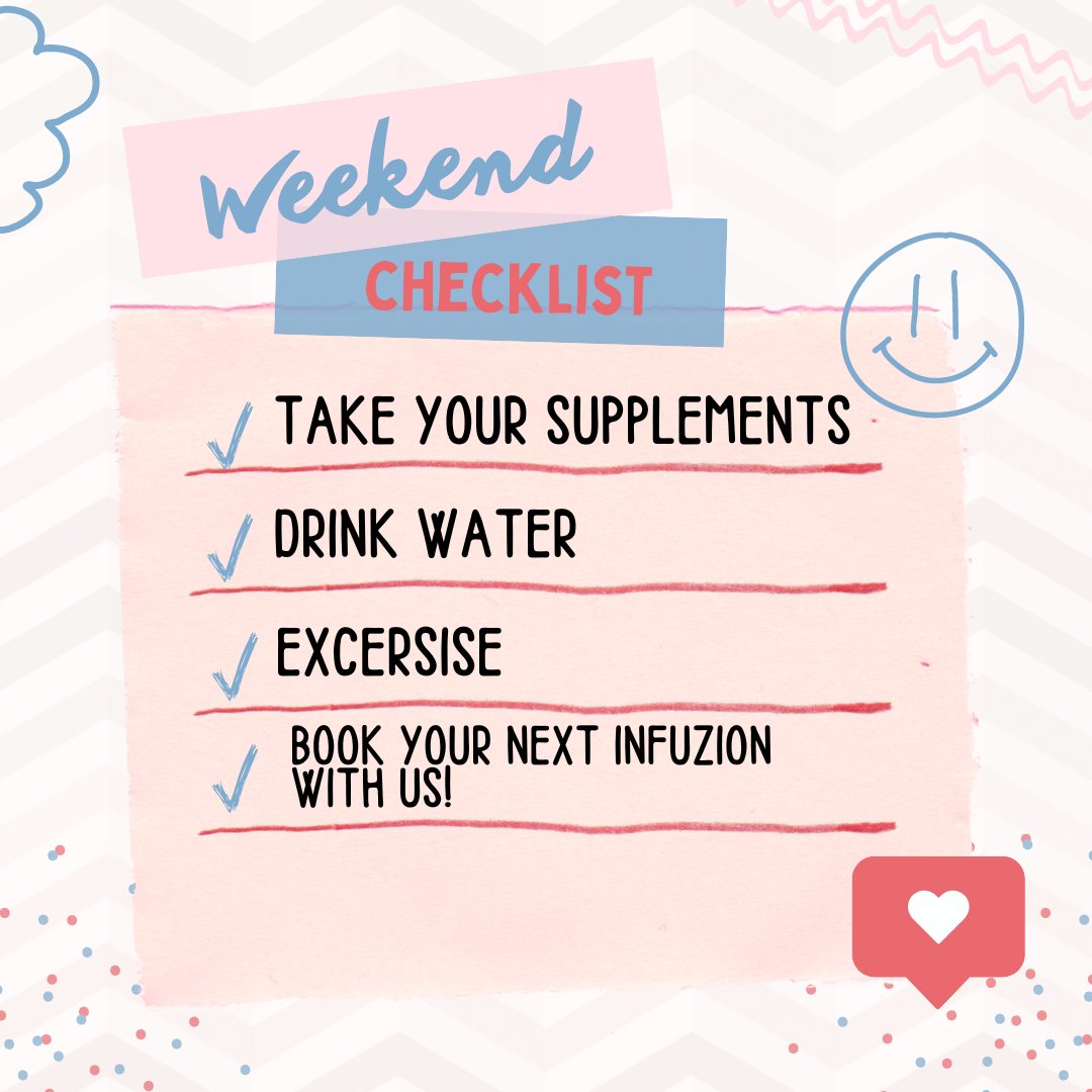 Happy Friday!! Hope everyone has an amazing weekend!!

#infusion #iv #medspa #spa #wellness #fitness #beauty #bocaraton #bocaratoninfusion #ivtherapy #infuziomedspa #wellnessspa #holistichealingvibes #bocaraton #delraybeach #southflorida #ivhydration #ivhydrationtherapy #boca